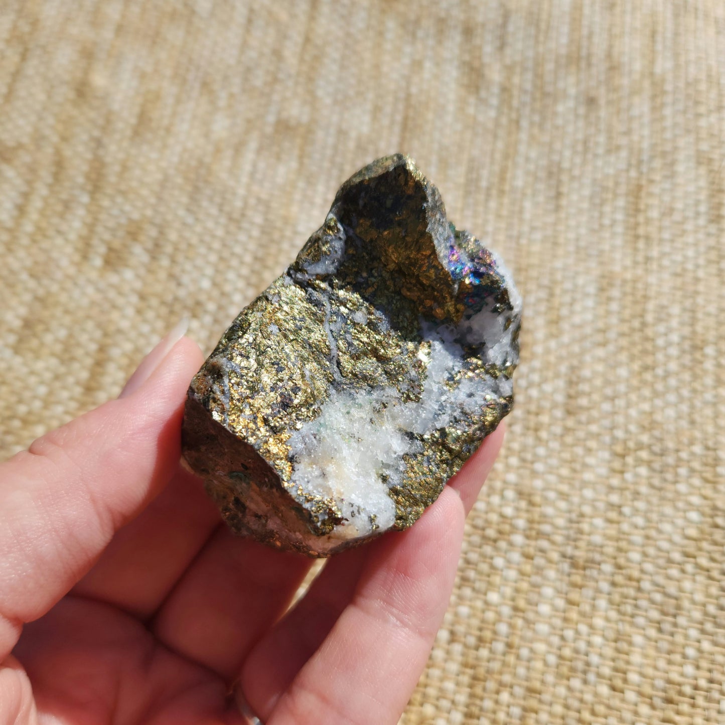 Chalcopyrite Rough - Golden 136g