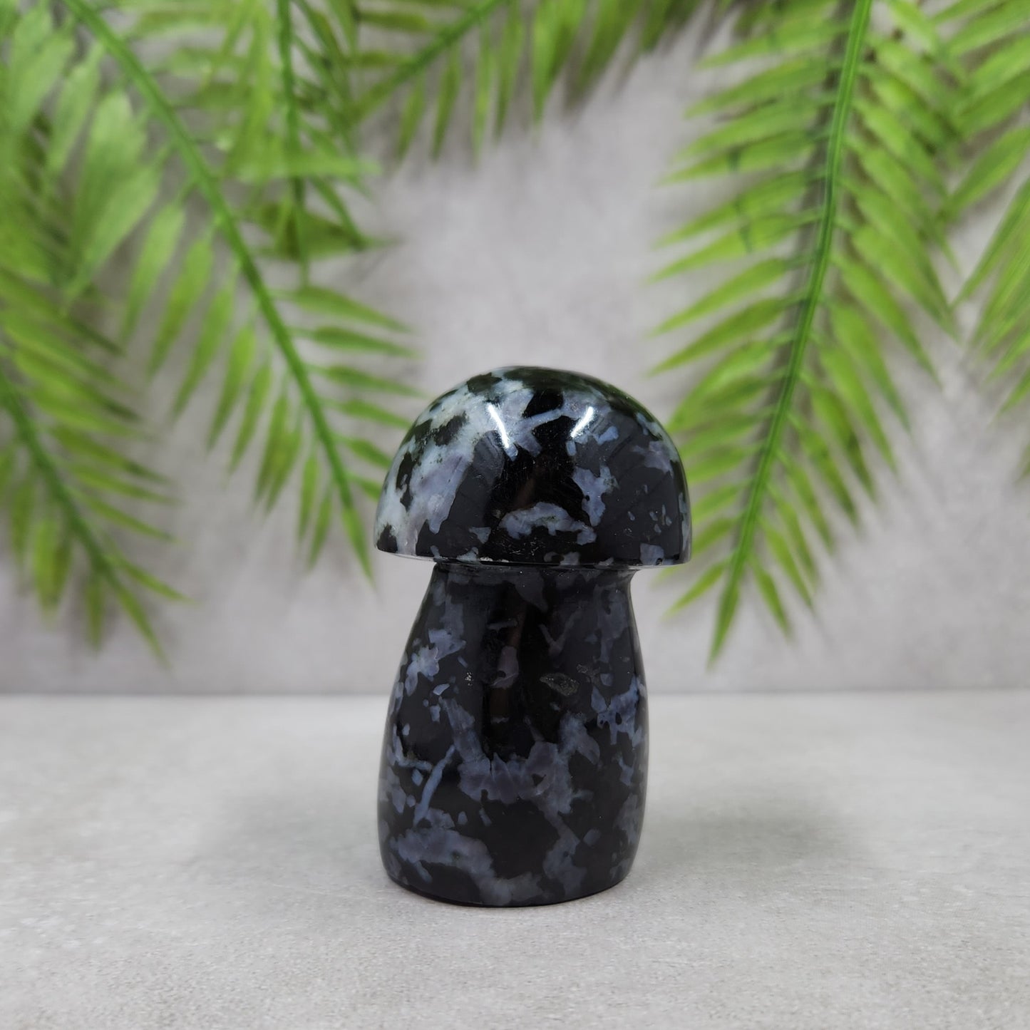 Indigo Gabbro Mushroom 133g