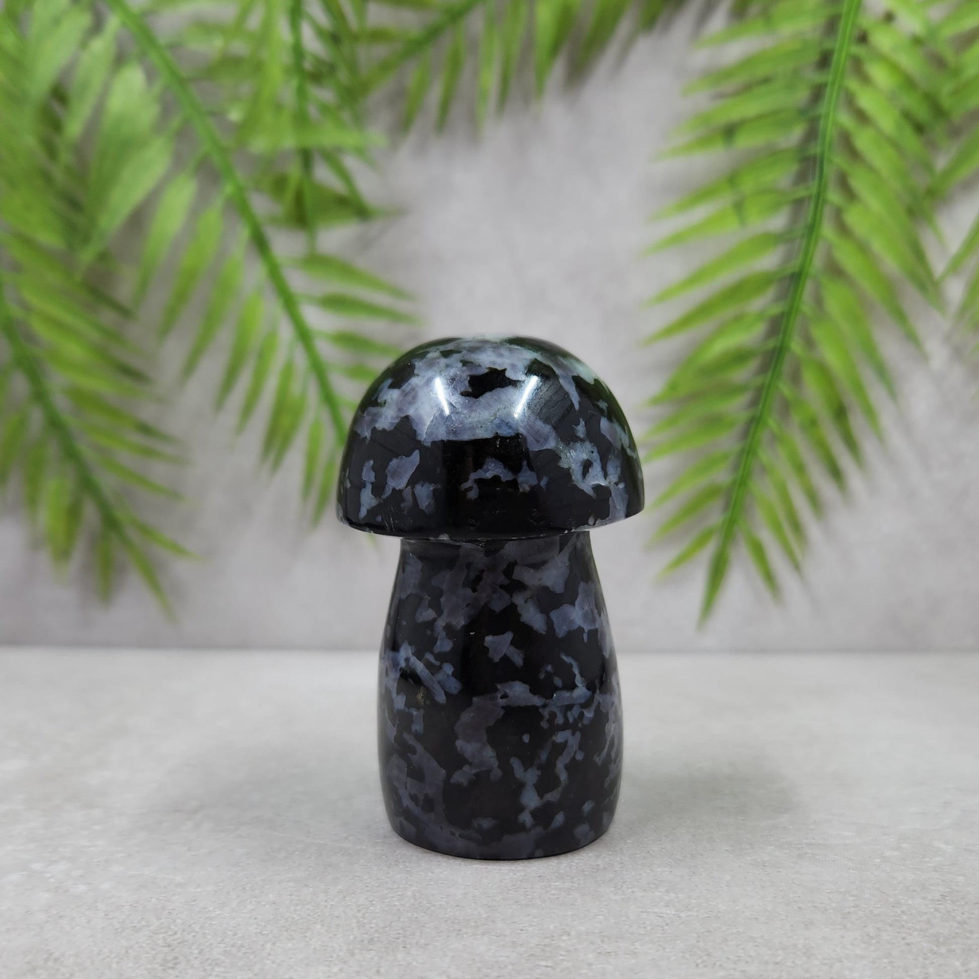 Indigo Gabbro Mushroom 133g