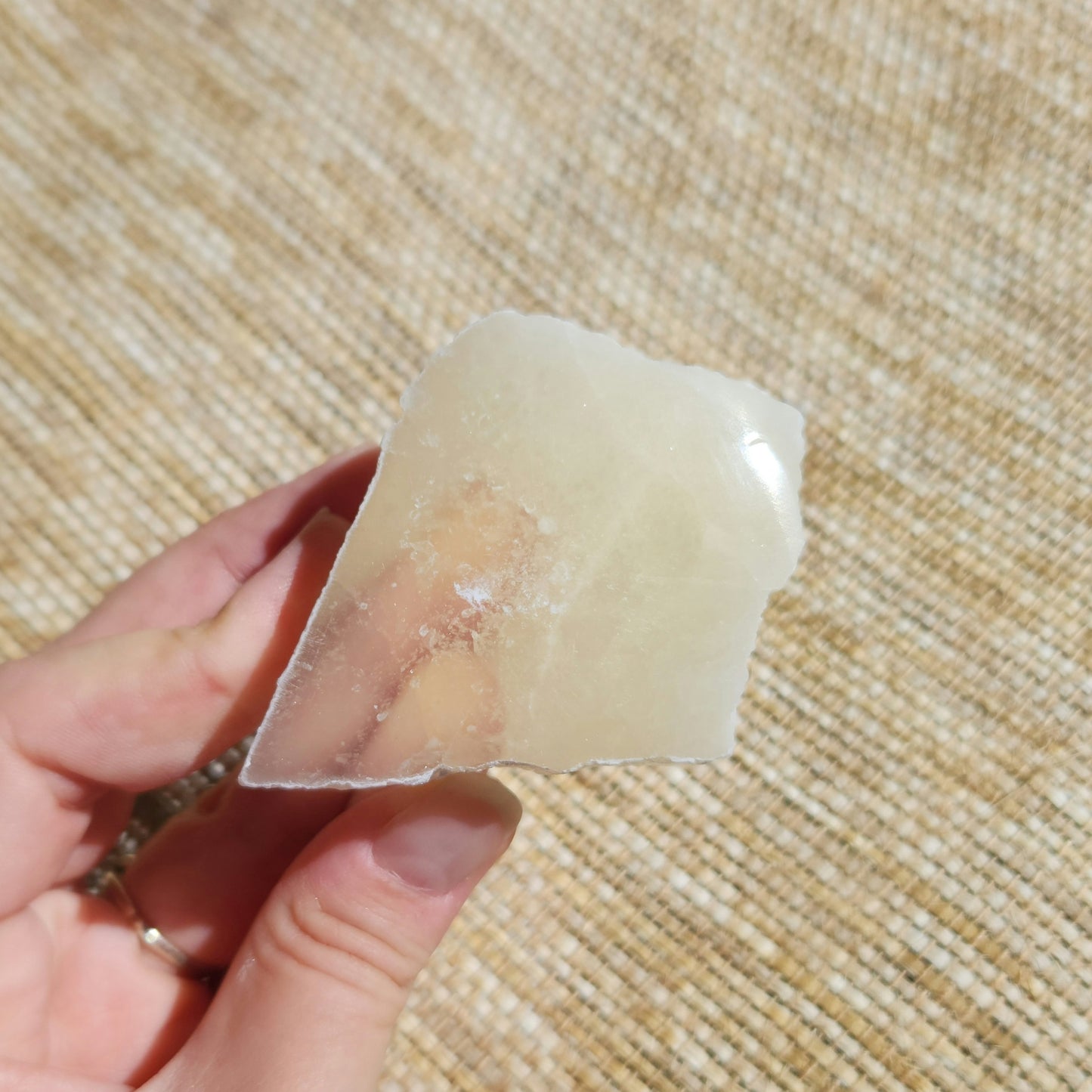 Selenite 'TV Stone'