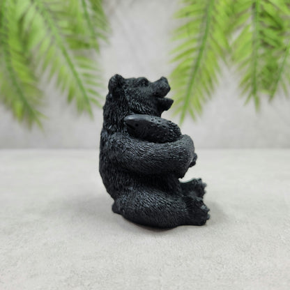 Shungite Bear with Fish 50g