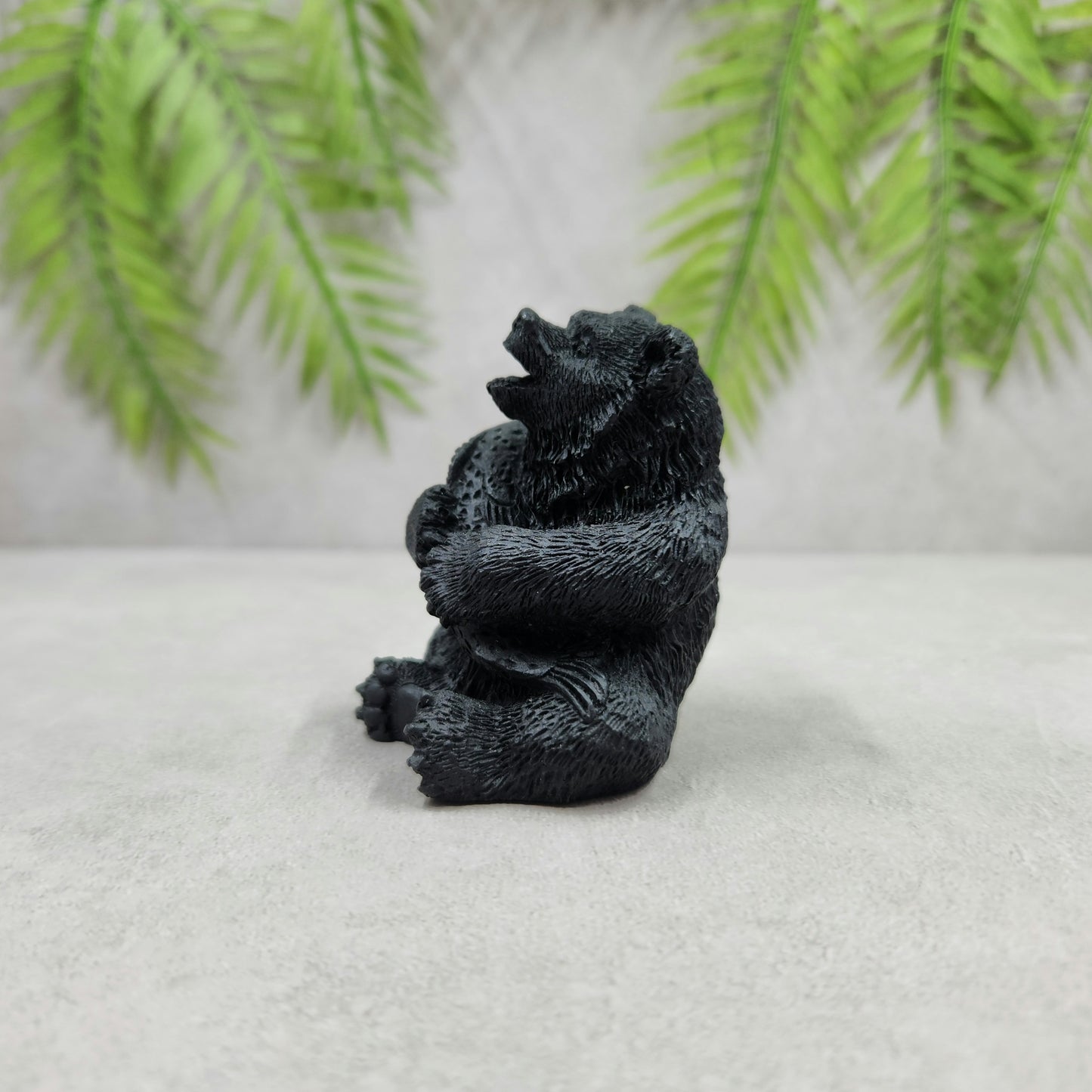 Shungite Bear with Fish 50g