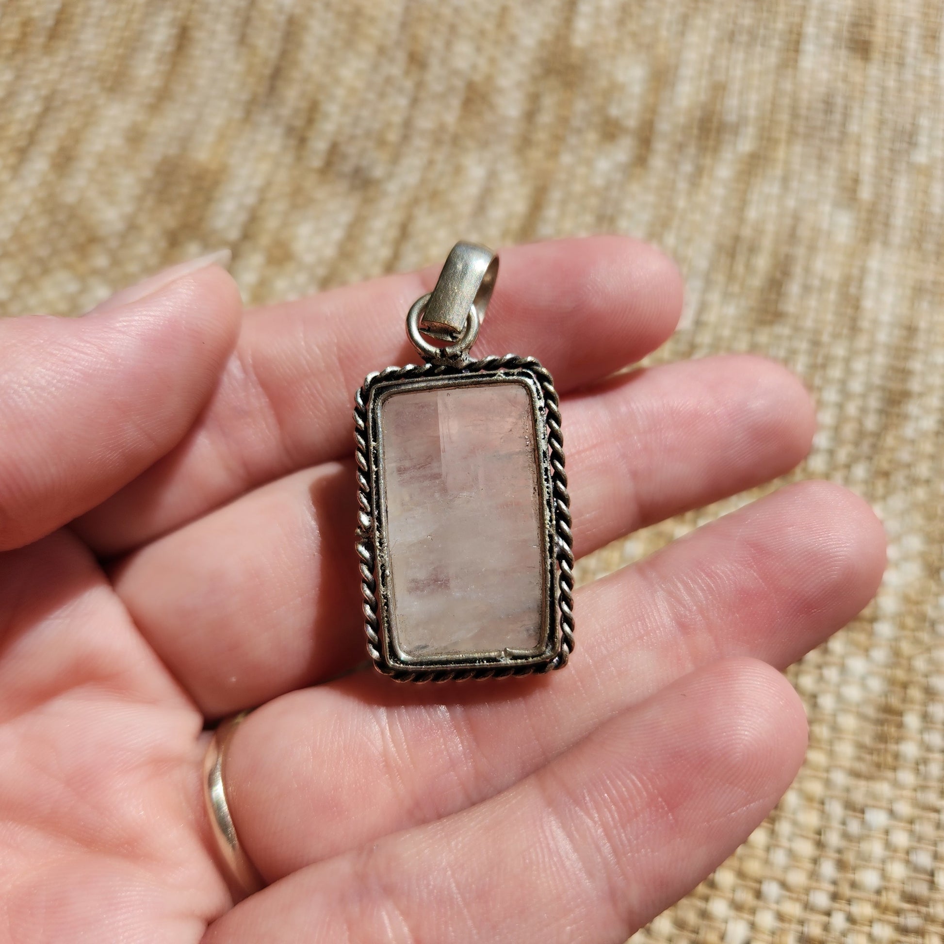 Rainbow Moonstone Pendant