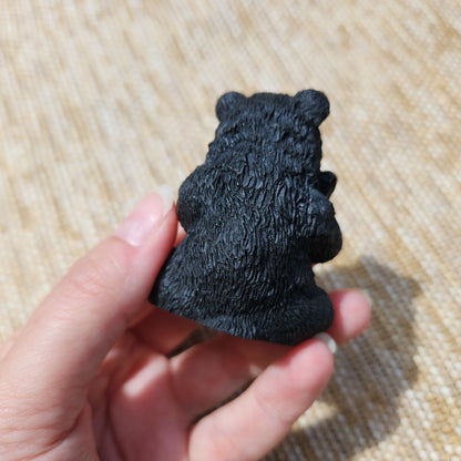 Shungite Bear with Fish 50g