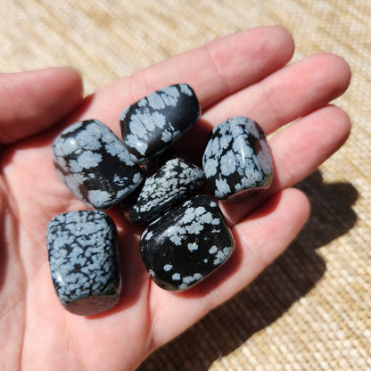 Snowflake Obsidian Tumble