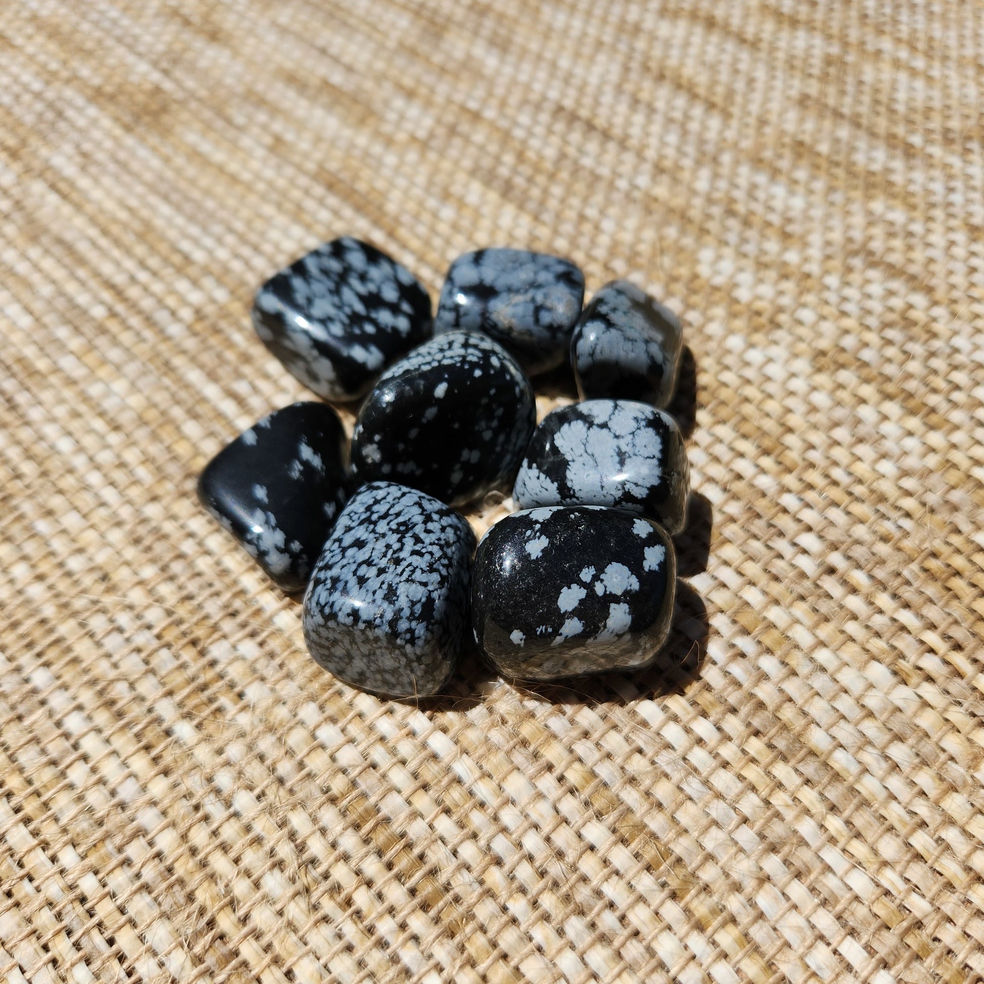 Snowflake Obsidian Tumble